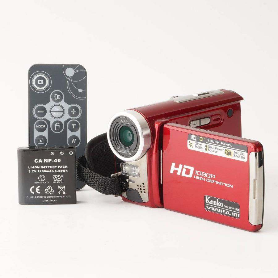 新品　kenko ビデオカメラ ケンコー Kenko VS30FHD ビュースリム ViewSlim HD1080P : ナチュラル