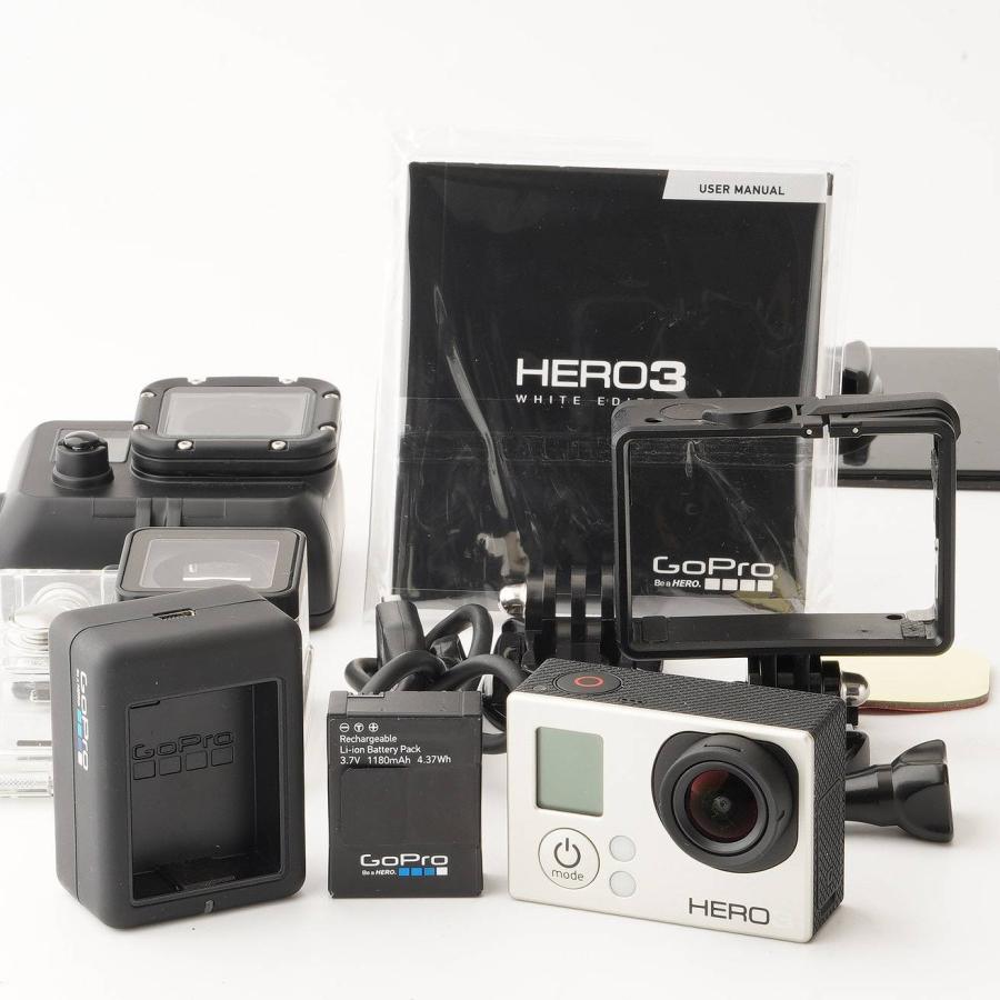 Gopro HERO3 ホワイト エディション 付属品多数 : ナチュラル