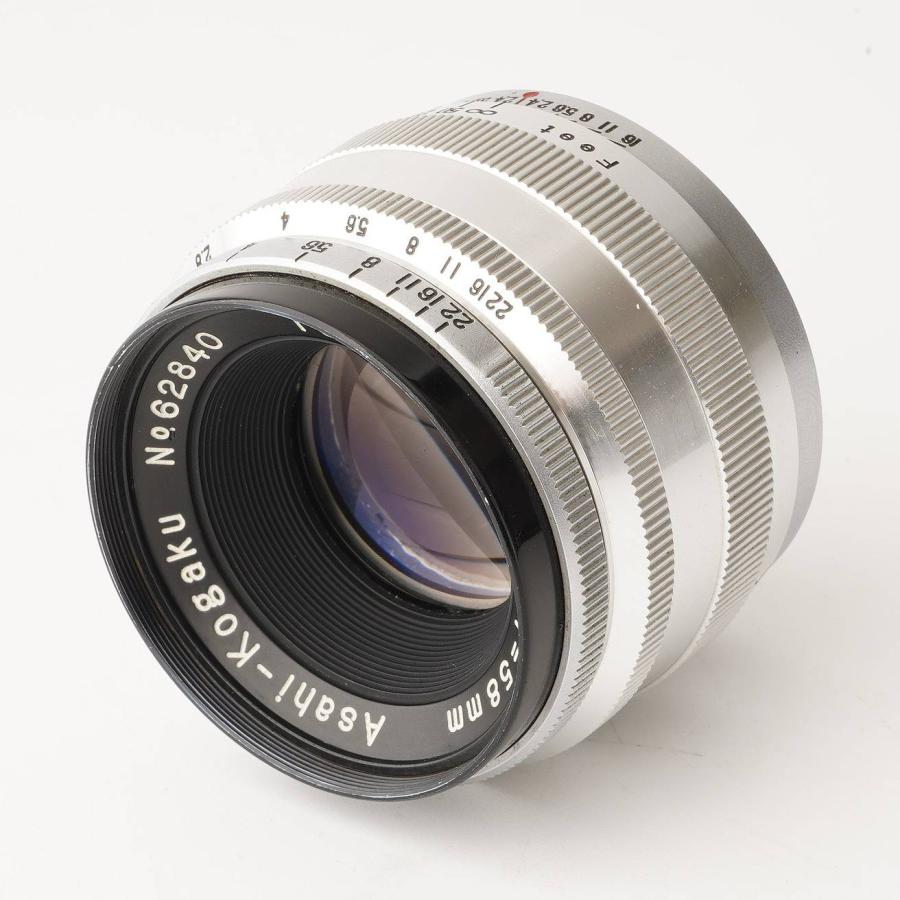 カメラ Asahiflex レンジファインダーカメラ Takumar 58mm