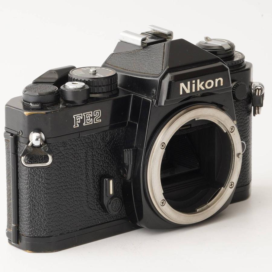 美品！Nikon FE2 ブラック 一眼レフカメラ ニコン Nikon FE2 ブラック ボディ 35mm 一眼レフフィルムカメラ