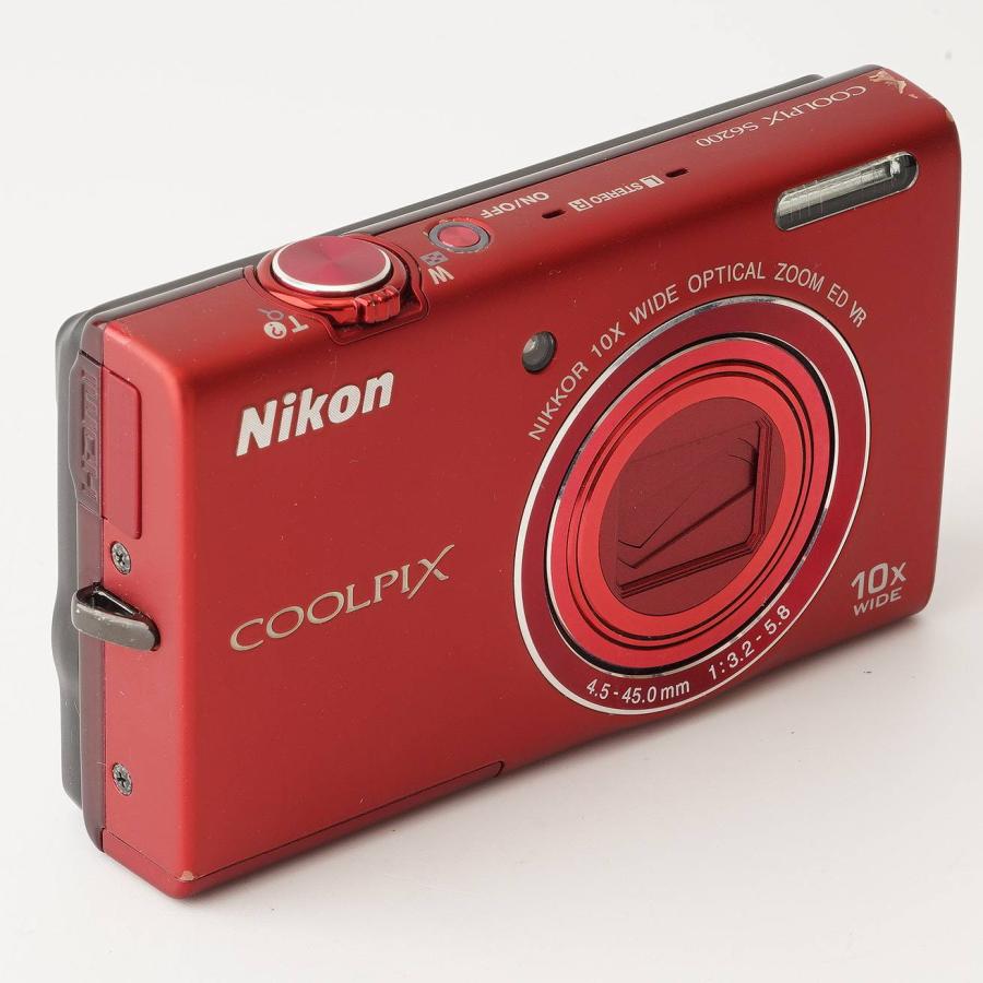 ニコン（Nikon） Nikon COOLPIX S6200 ブリリアンレッド 10x 広角