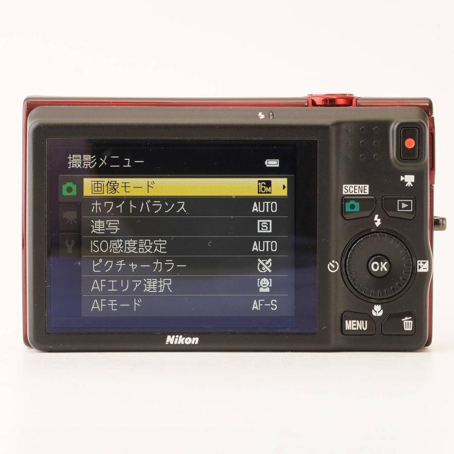 ニコン（Nikon） Nikon COOLPIX S6200 ブリリアンレッド 10x 広角