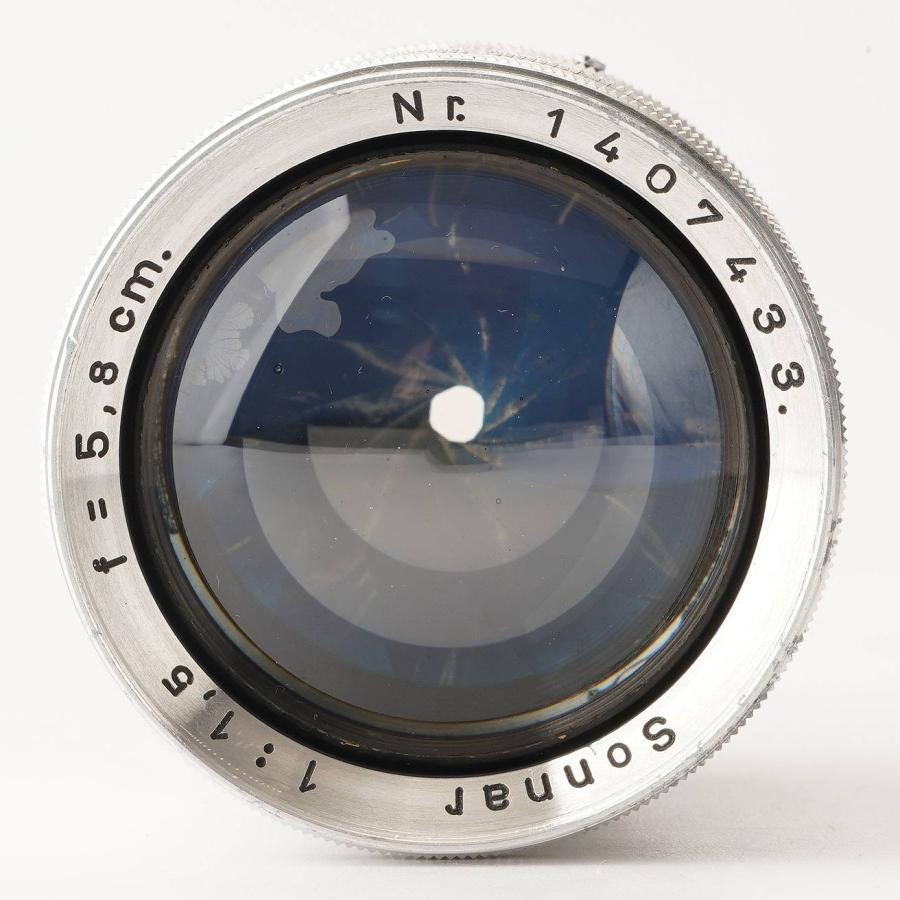 CONTAX（コンタックス） Carl Zeiss Sonnar 5.8cm 58mm F1.5 ライカ