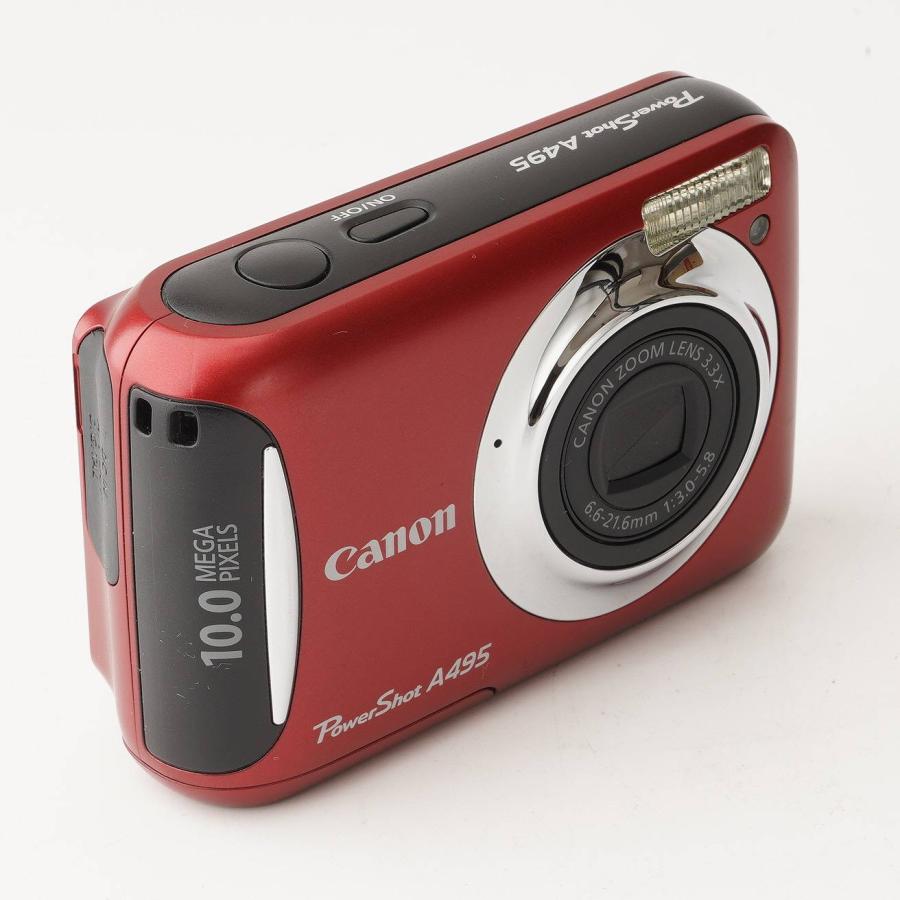 キヤノン（Canon） Canon PowerShot A495 レッド : ナチュラル・カメラ