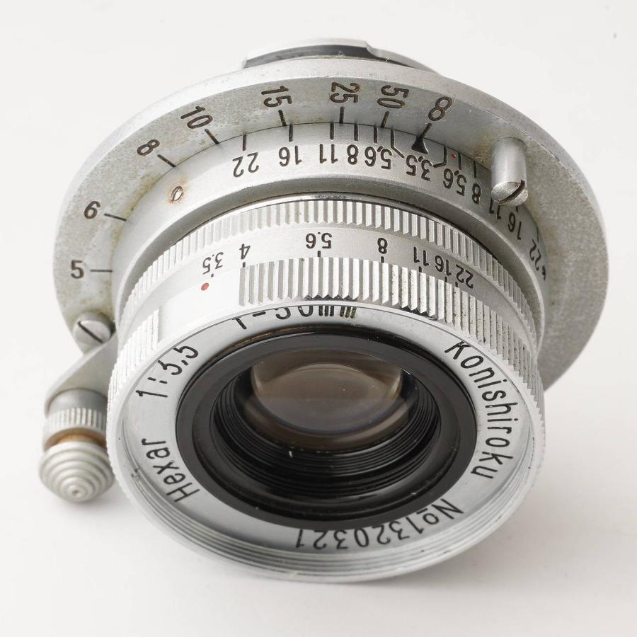 コニカ Konica 小西六 Konishiroku Hexar 50mm F3.5 沈胴 ライカ L39 マウント_1