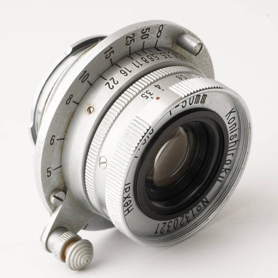 コニカ Konica 小西六 Konishiroku Hexar 50mm F3.5 沈胴 ライカ L39 マウント_2