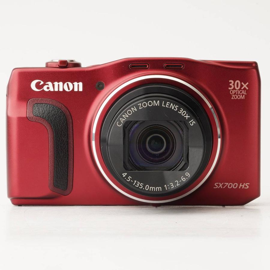 Canon PowerShot SX700 HS レッド 30倍ズーム 稼働品 キヤノン（Canon） Canon PowerShot SX700 HS レッド 30X 光学ズーム