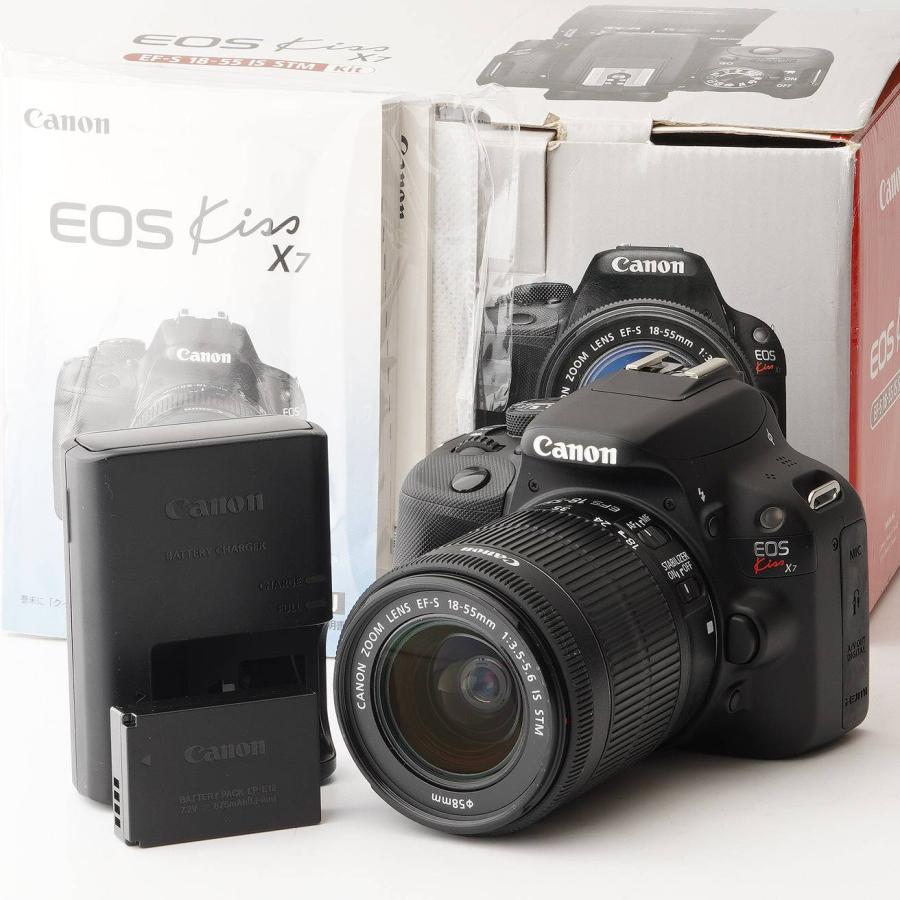 カメラ、光学機器 【動作確認済】Canon EOS Kiss X7 EF-S 18-55mm F3.5