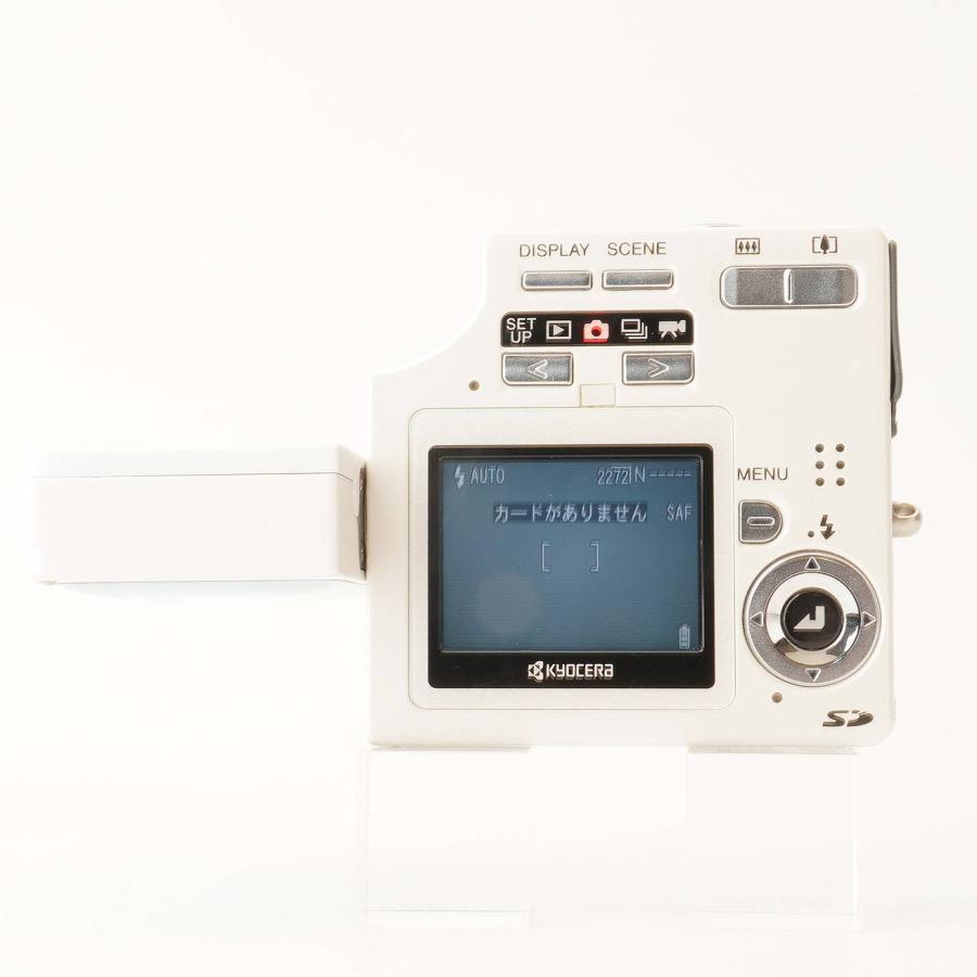 【美品】KYOCERA Finecam SL400R コンパクトデジカメ￼ KYOCERA（京セラ） Kyocera Finecam SL 400R ミルキーブルー 3x ズーム