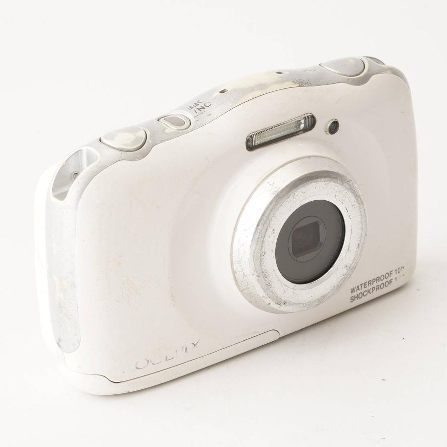 Nikon Coolpix s33 white 防水・耐衝撃カメラ 動作確認済 ニコン（Nikon） Nikon COOLPIX S33 ホワイト 防水耐衝撃 コンパクト