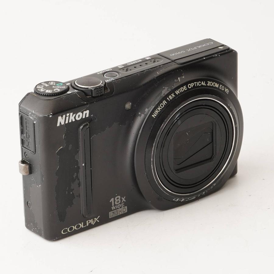 ニコン Nikon COOLPIX S9100 ブラック 18x 光学ズーム