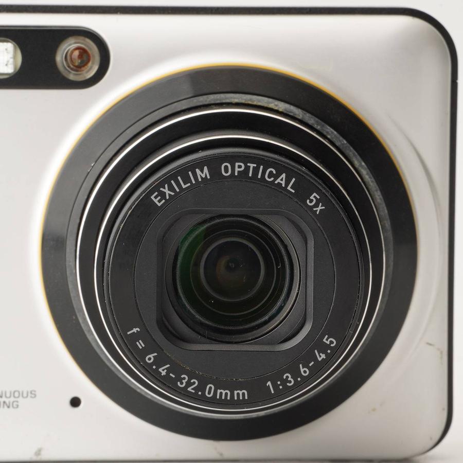 カシオ Casio EXILIM EX-FC100 ホワイト 5x 光学ズーム