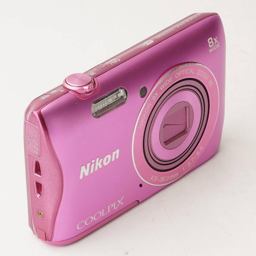 ニコン（Nikon） Nikon COOLPIX S3700 ピンク 8x 光学ズーム