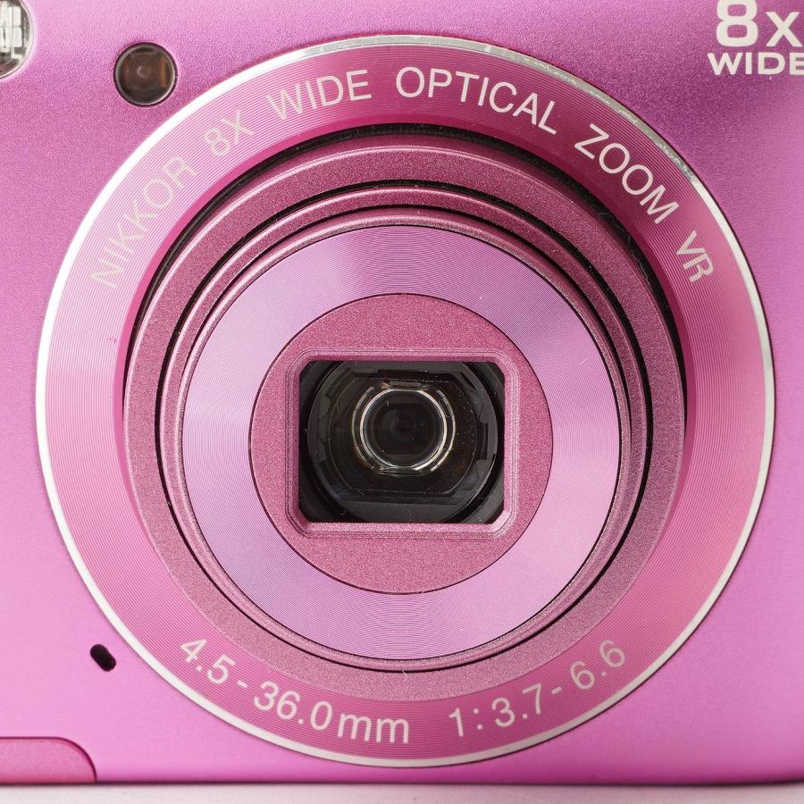 ニコン Nikon COOLPIX S3700 ピンク 8x 光学ズーム_8