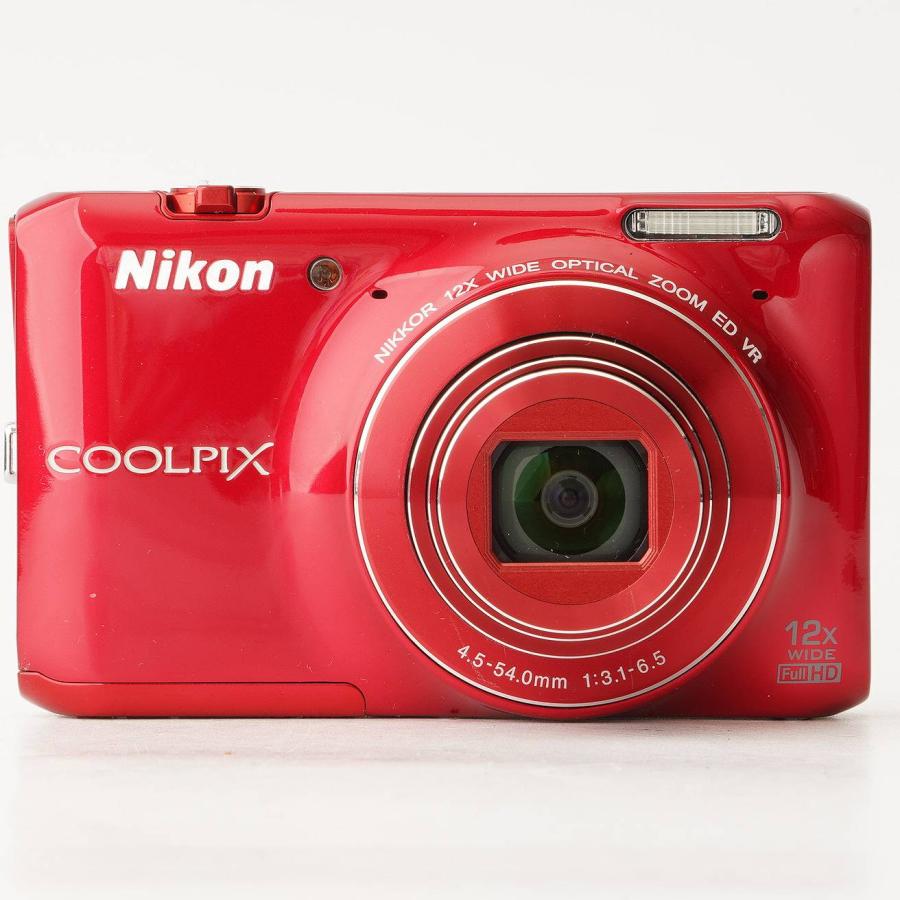 赤 ニコン クールピクス 写真 カメラ Nikon COOLPIX S6400 レッド