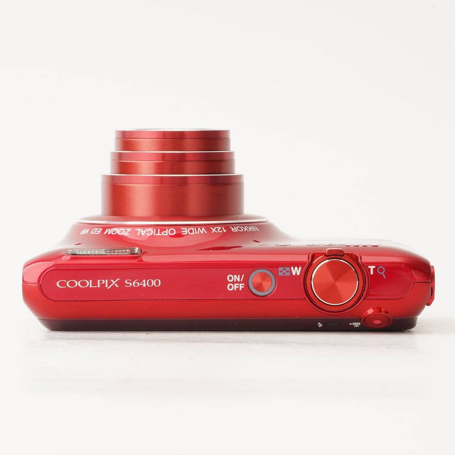 Nikon◇デジタルカメラ COOLPIX S6400 [グロッシーレッド] ニコン