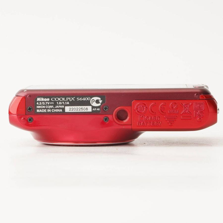 ニコン（Nikon） Nikon COOLPIX S6400 グロッシー レッド 12x 光学