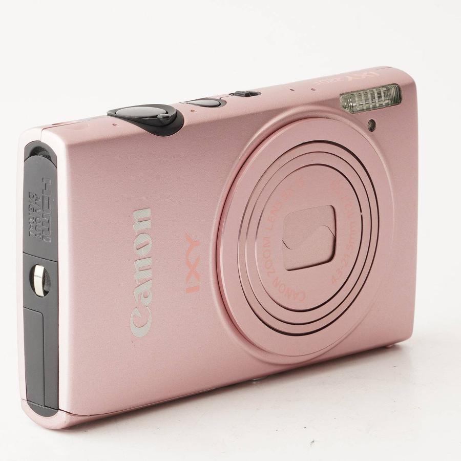 超美品 キヤノン IXY 200F コンパクトデジタルカメラ ピンク Canon キヤノン（Canon） Canon IXY 200F ピンク 5X IS ズーム : ナチュラル