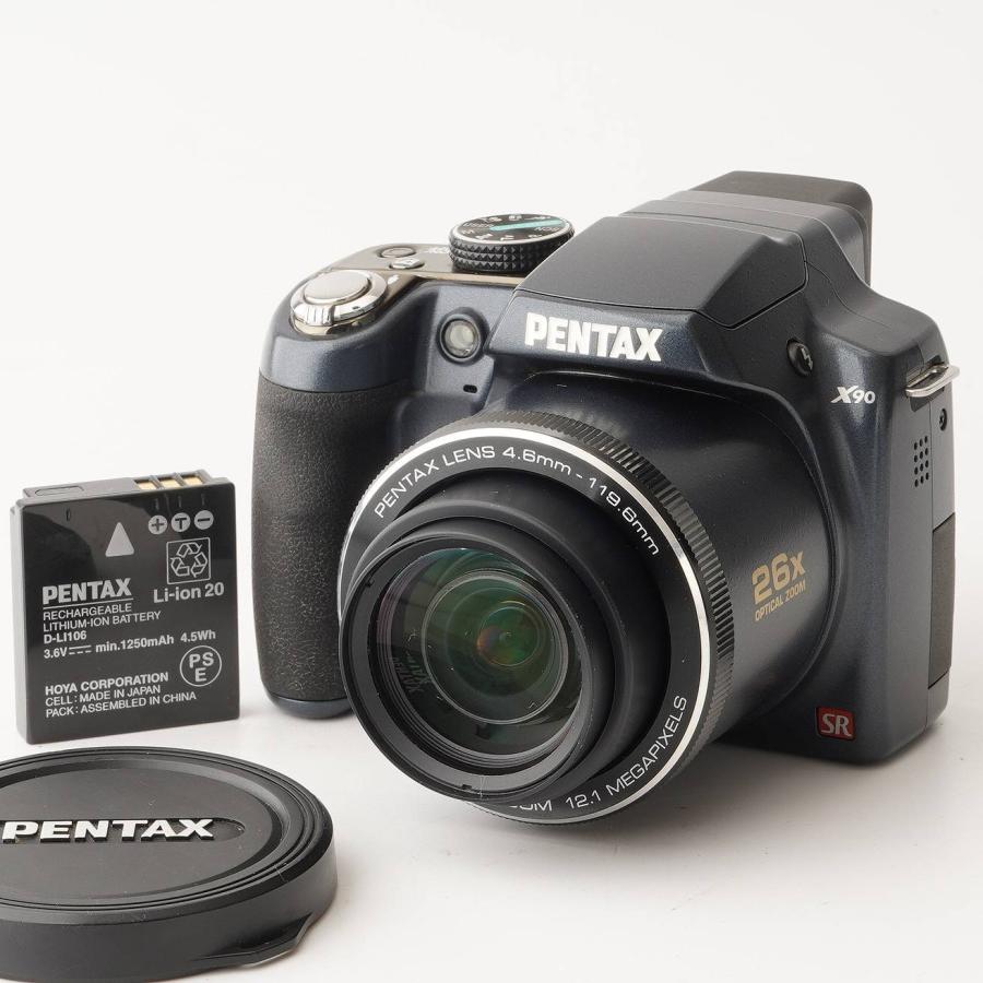 ペンタックス Pentax X90 SR Navy 26x 光学ズーム : ナチュラル