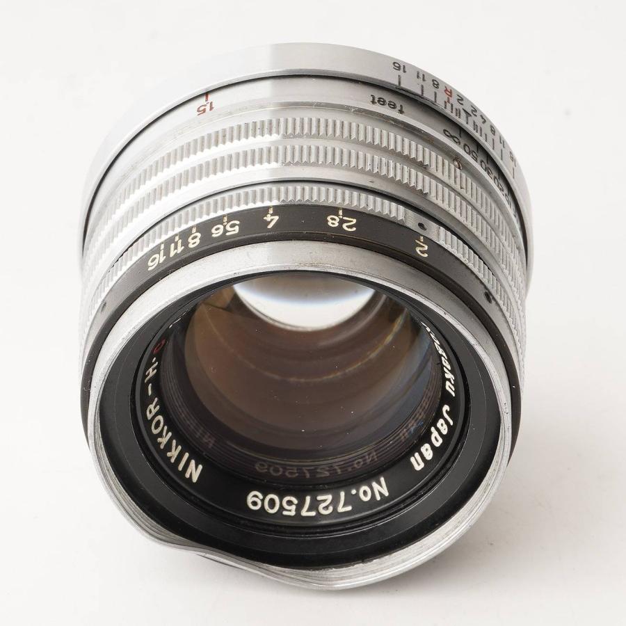 ニコン（Nikon） Nikon Nippon Kogaku NIKKOR H C 5cm 50mm F2 黒帯