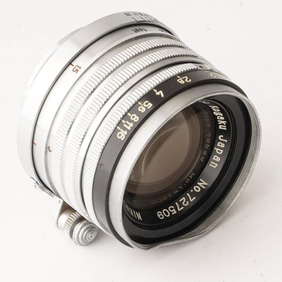 ニコン（Nikon） Nikon Nippon Kogaku NIKKOR H C 5cm 50mm F2 黒帯