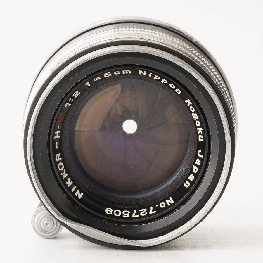 ニコン（Nikon） Nikon Nippon Kogaku NIKKOR H C 5cm 50mm F2 黒帯