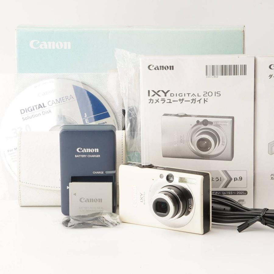 Canon IXY デジタルカメラ ズーム3倍 キヤノン（Canon） Canon IXY DIGITAL 20 IS ホワイト 3x 光学ズーム
