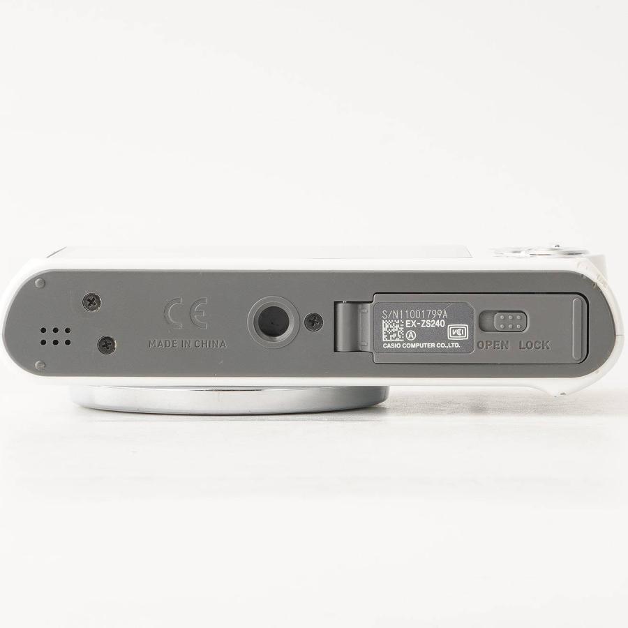 CASIO（カシオ） Casio EXILIM EX-ZS240 ホワイト 12x 広角 光学ズーム 