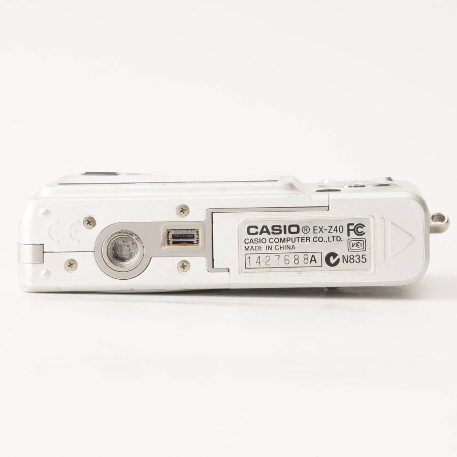 動作確認済 CASIO EXILIM EX-Z40 シルバー CASIO（カシオ） Casio EXILIM EX-Z40 シルバー 3x 光学ズーム