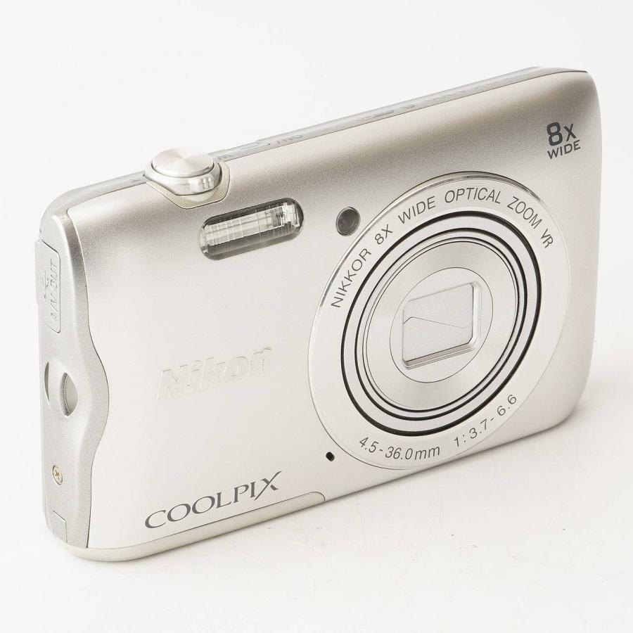 ニコン（Nikon） Nikon COOLPIX A300 シルバー 8X 広角 光学ズーム