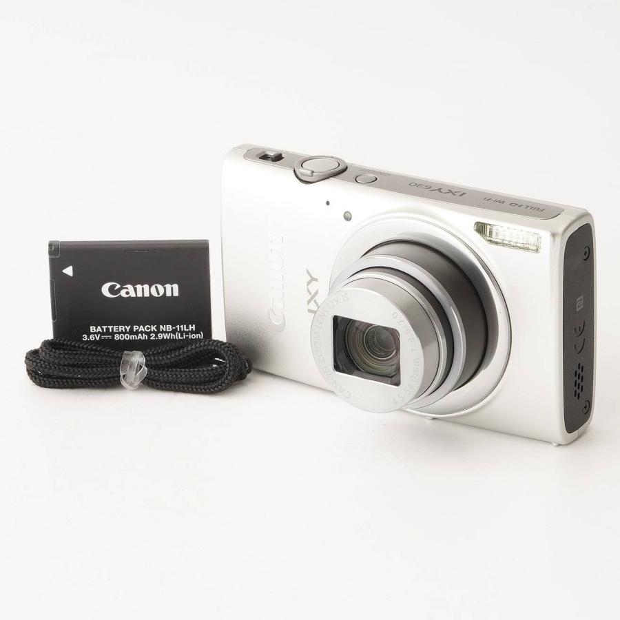 【美品】Canon IXY 630 シルバー 完動品 光学12倍ズーム キヤノン（Canon） Canon IXY 630 シルバー 12x 光学ズーム