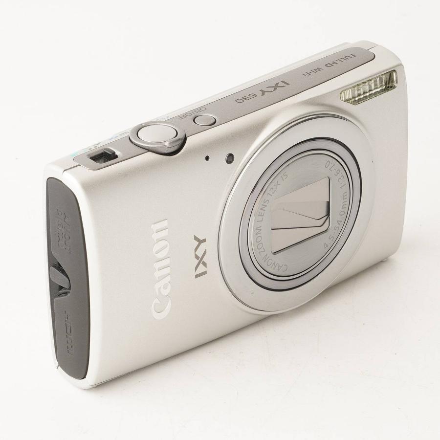 【美品】Canon IXY 630 シルバー 完動品 光学12倍ズーム キヤノン（Canon） Canon IXY 630 シルバー 12x 光学ズーム