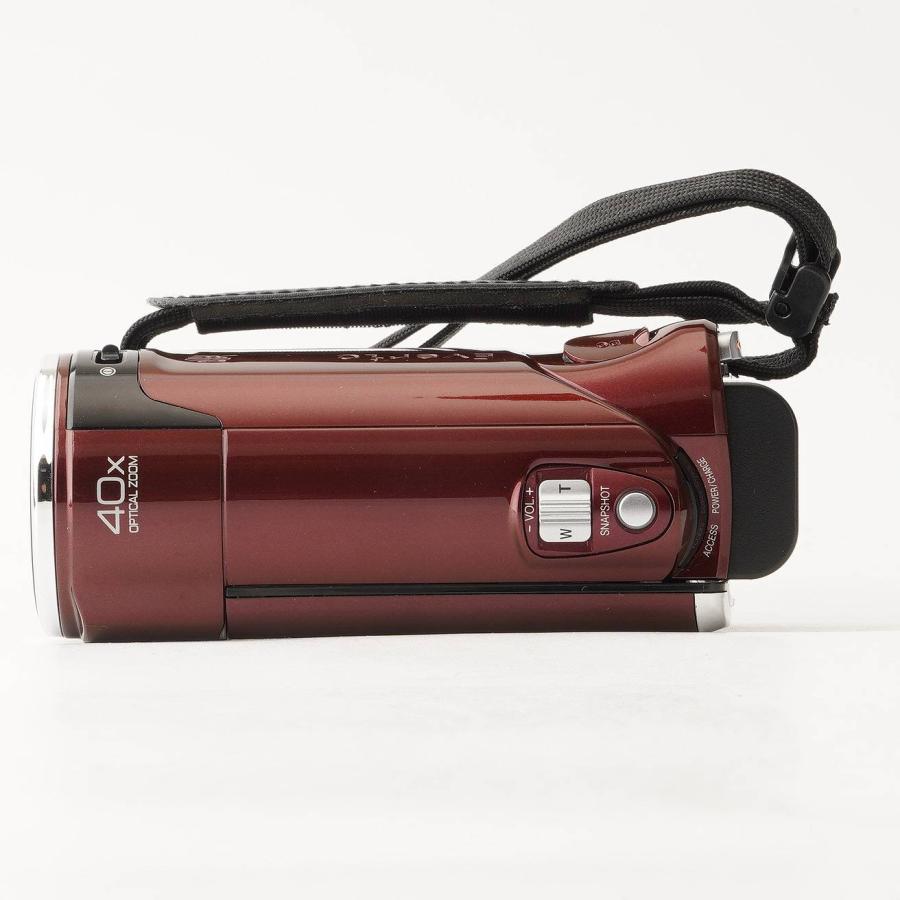 JVC Kenwood Everio GZ-HM280 レッド 40x 光学ズーム : ナチュラル