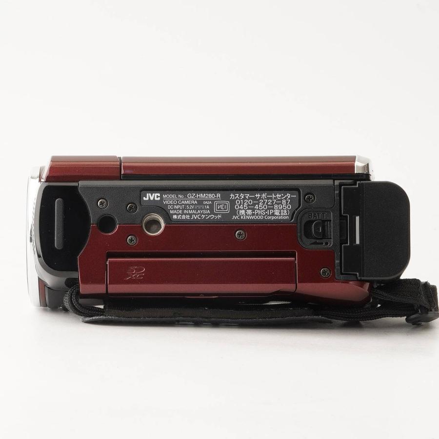 JVC Kenwood Everio GZ-HM280 レッド 40x 光学ズーム : ナチュラル