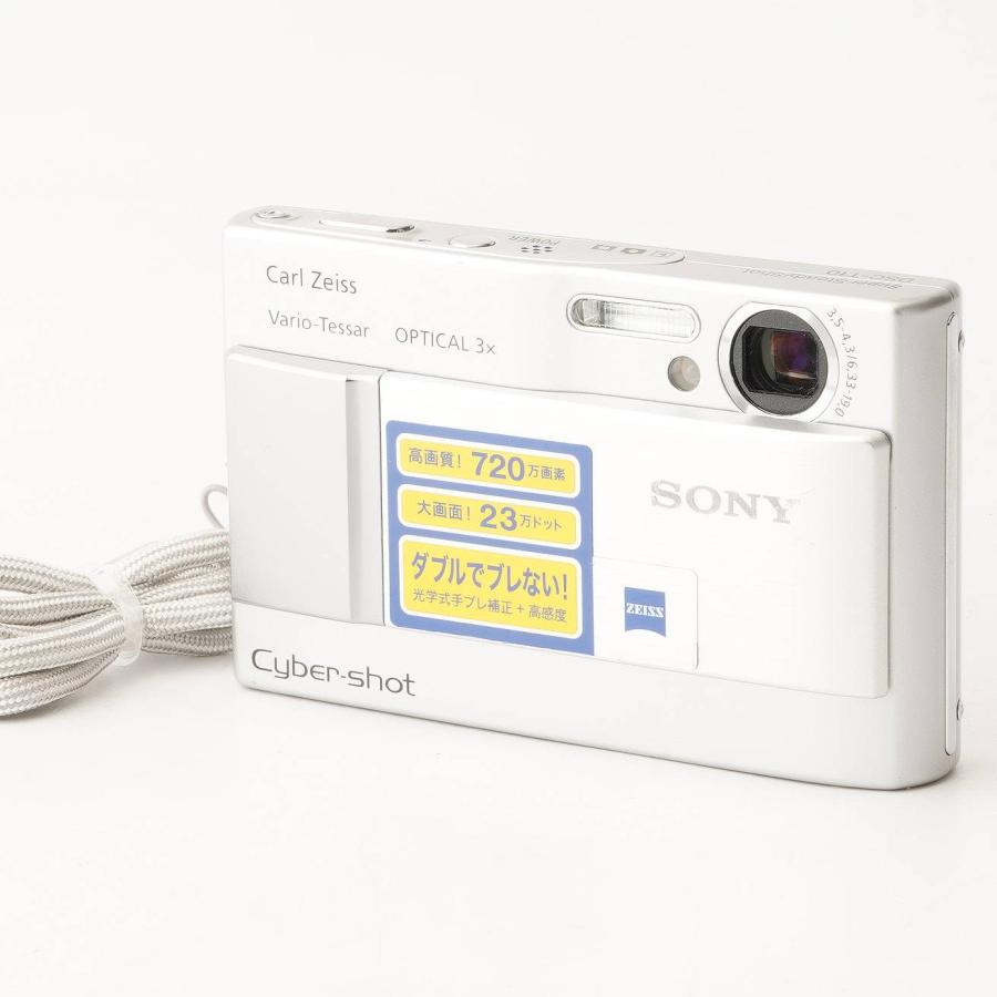 SONY ソニー Cyber-shot DSC-T10 シルバー (動作確認済) SONY（ソニー） Sony Cyber-shot DSC-T10 シルバー 3x 光学ズーム