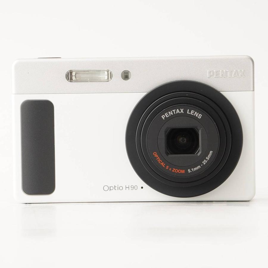 ペンタックス Pentax Optio H90 ホワイト 5x 光学ズーム : ナチュラル