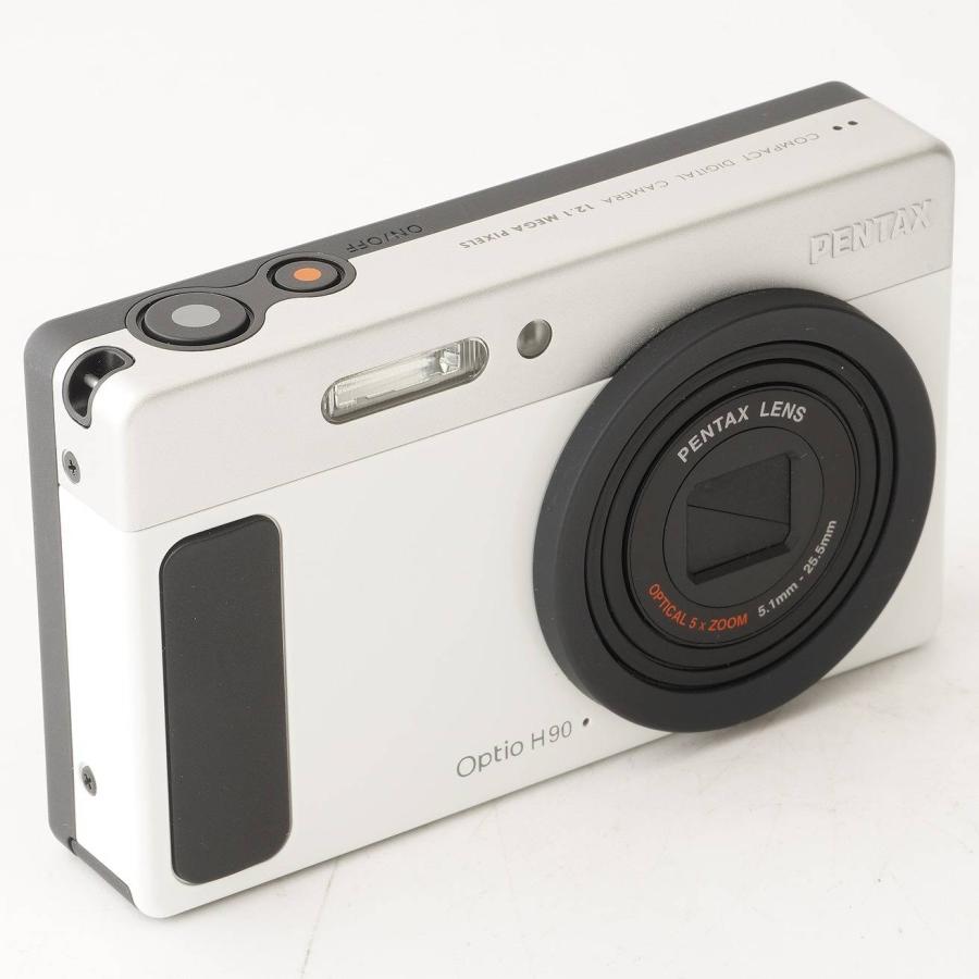ペンタックス Pentax Optio H90 ホワイト 5x 光学ズーム : ナチュラル