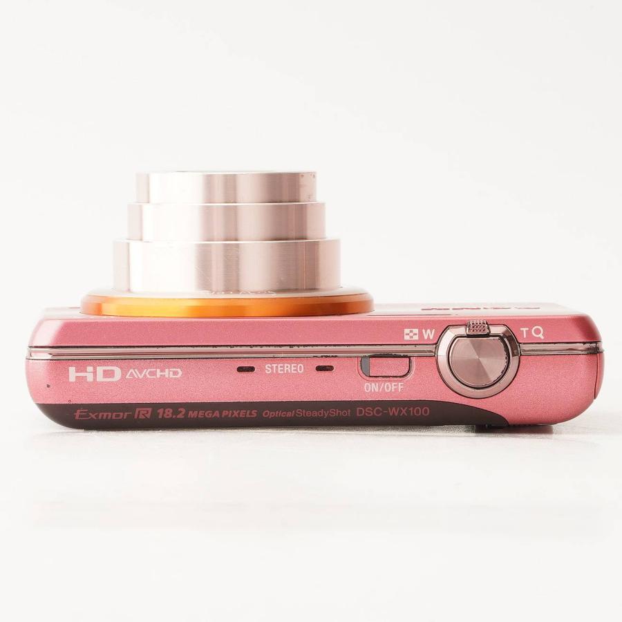 SONY（ソニー） サイバーショット Cyber-shot DSC-WX100 ピンク 10x