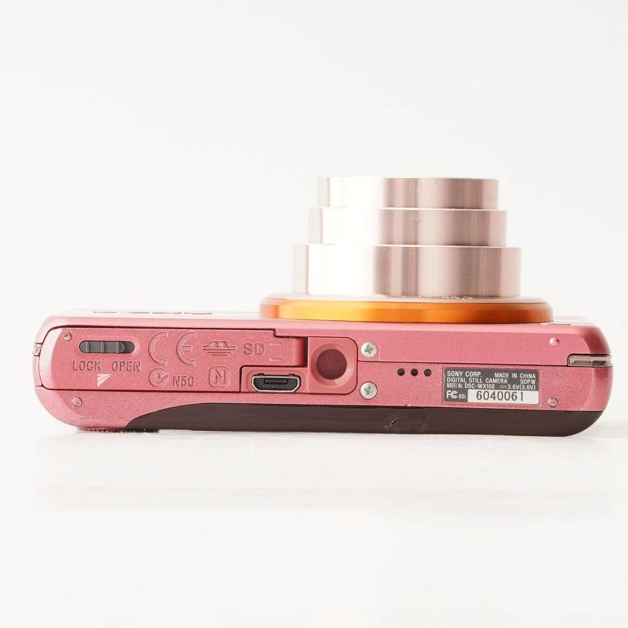 SONY（ソニー） サイバーショット Cyber-shot DSC-WX100 ピンク 10x
