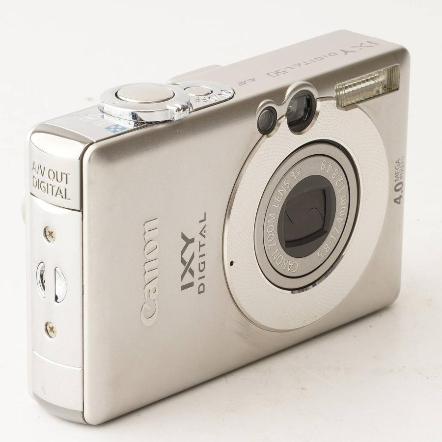 【美品】Canon IXY Digital 50 コンパクトデジタルカメラ キヤノン（Canon） Canon IXY DIGITAL 50 シルバー3x コンパクト