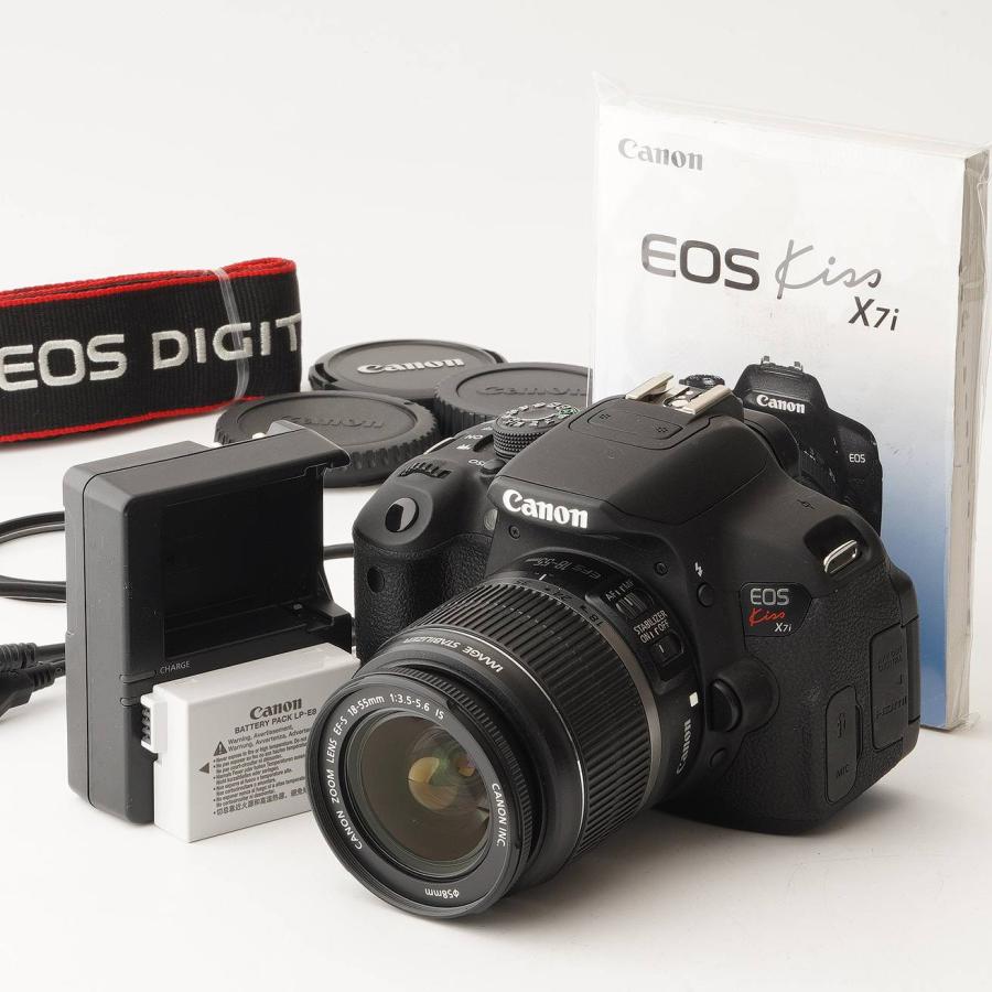 【値下げ！】【訳あり・美品】Canon EOS Kiss X7 +18-55mm キヤノン（Canon） Canon EOS Kiss X7i / EF-S 18-55mm F3.5-5.6 IS
