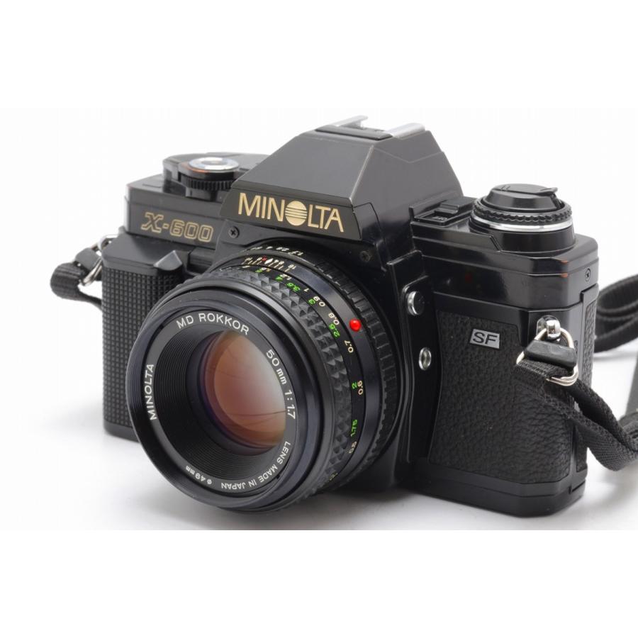 ミノルタ Minolta X-600 SF / MD ROKKOR 50mm F1.7 一眼レフカメラ（フィルム）