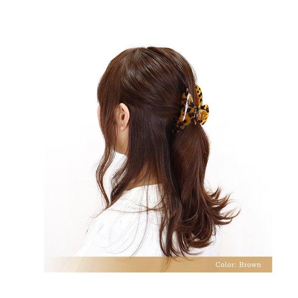 NATURAL BERRY べっ甲風 バンスクリップ 10.2cm幅 Lサイズ
