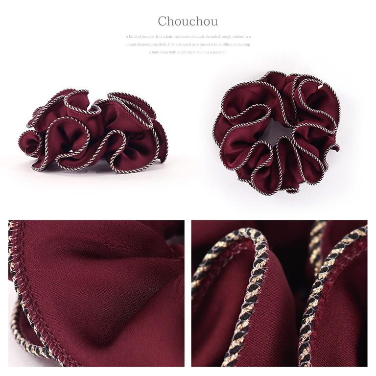 NATURAL BERRY（ナチュラルベリー） シュシュ サイドストライプ