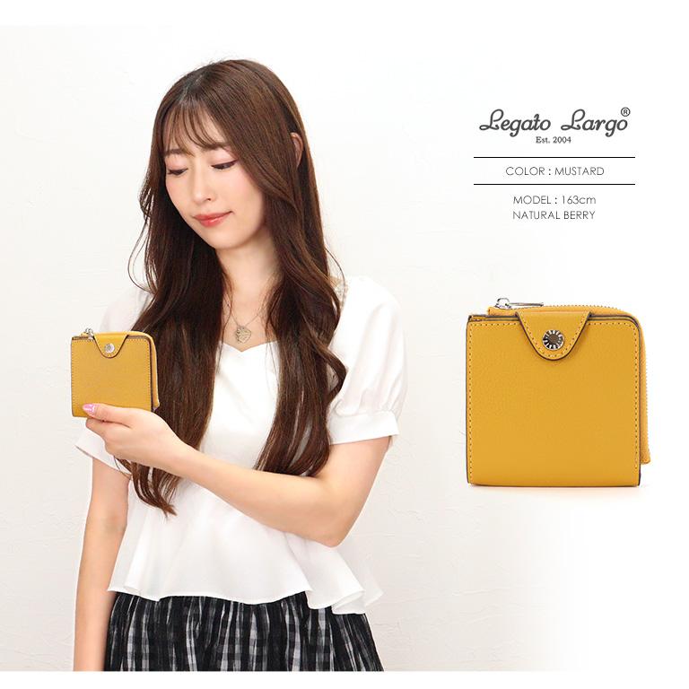 Legato Largo レガートラルゴ うすいサイフ 二つ折り財布 軽量 Legato Largo レガートラルゴ うすいサイフ 二つ折り財布 軽量