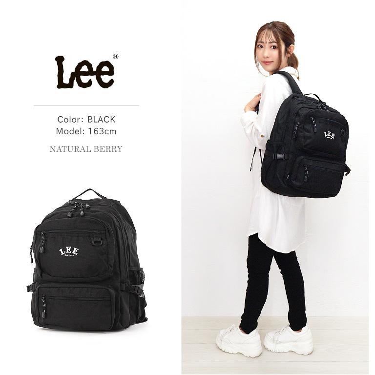 Lee（リー） リュック 28L 大容量 撥水加工 B4 バッグ カバン 多機能