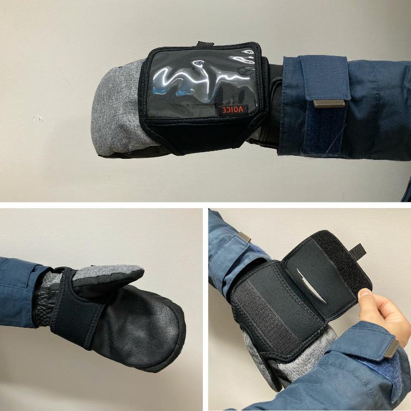 グローブパスケース [VOP110] グローブ装着型 伸縮素材のネオプレン性