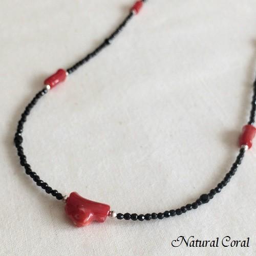 血赤珊瑚 ちあかさんご サンゴ ネックレス 枝 ナチュラルコーラル