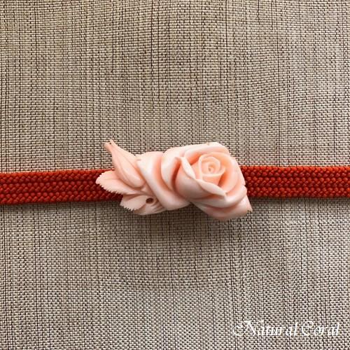 ピンク珊瑚 ぴんくさんご サンゴ 帯留め 薔薇 ナチュラルコーラル Obi5 珊瑚専門店 Natural Coral 通販 Yahoo ショッピング
