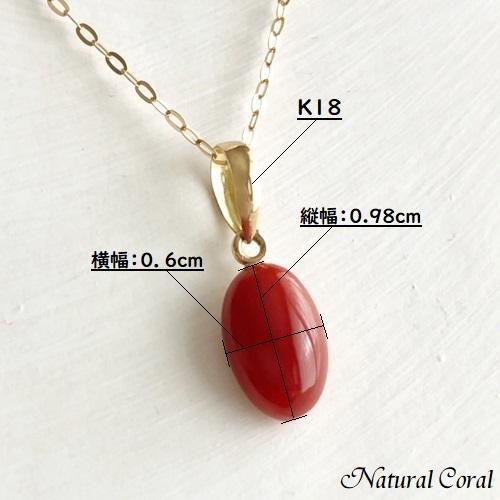 血赤珊瑚 ちあかさんご サンゴ ペンダント K18 ナチュラルコーラルの画像